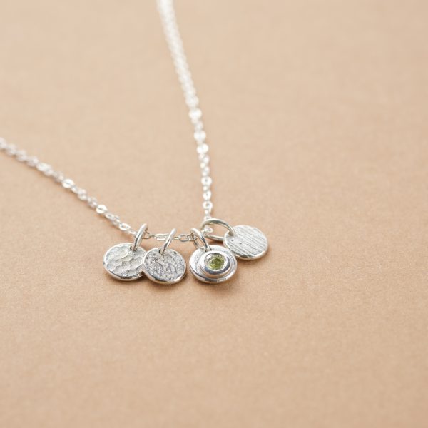 Le Collier du Cycle Argent massif et Peridot