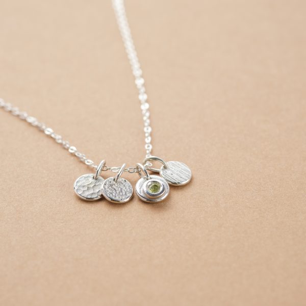 Le Collier du Cycle Argent massif et Peridot